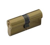 Yale Cilindro de seguridad Y53030LT niquelado 30 x 30 mm latonado