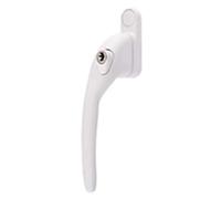 Yale Yes-WHMS-WH Essentials - Manija para Ventana (UPVC), Color Blanco