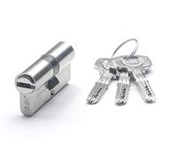 Yale, YL63050HNDE, Cilindro de Seguridad, YL6 DS, Doble Embrague, Leva Larga, Llave - Llave, Niquelado, 30 x 50 mm