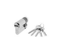 Yale YL64010HN Cilindro De Seguridad Estándar YL6 Niquelado 40 x 10 mm Llave - Llave Leva Larga
