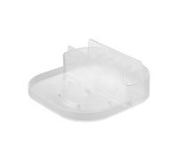 Yamazaki 1324 Tower Bandeja de Almacenamiento giratoria Delgada con Compartimentos, Blanco, Poliestireno/Silicona, minimalistisch, 20 x 20 x 8,3 cm (L x A x A)