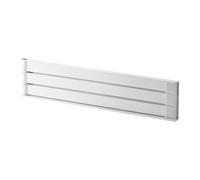 Yamazaki 2456 TOWER Magnetic Towel Hanger, white, Steel, 24 x 1 x 6 cm