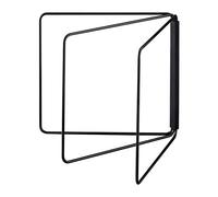 YAMAZAKI 2788 Tower Foldable Towel Hanger, Black, Steel, 27.5~53.5 x 2.2~54.5 x 25 cm