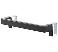 Yamazaki 2854 Tower Towel Hanger, Black, Steel, 19 x 6~7 x 4 cm