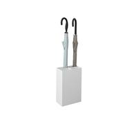 Soporte para paraguas Yamazaki, blanco, de metal, pequeño, moderno, que ahorra espacio, 23x36x12 cm, modelo "SMART"