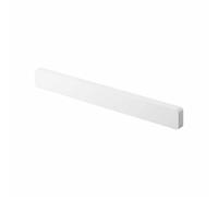 YAMAZAKI 5201 TOWER Soporte magnético para cuchillos, blanco, Resina ABS/Imán/Silicona, minimalista, 35x1.7x4 cm