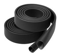 YAMXIN Tubo termorretráctil 4:1, diámetro de 20 mm, 3 m de longitud, doble pared con pegamento, resistente al agua y a altas tensiones, color negro