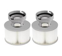 YanBan 2 juegos de filtros de bañera de hidromasaje + adaptador de base atornillable para MSpa, bomba de cartucho de filtro de versión mejorada apta para MSPA todas las bañeras de hidromasaje actuales