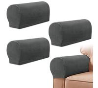 YancLife Fundas para reposabrazos, Juego de 4 Fundas elásticas para sillones para Brazos, Fundas de Brazos de sofá de poliéster Spandex, Fundas Antideslizantes para reposabrazos para sillas, protecto