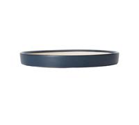 YANG11FAN Versátil Inicio Platillo for Plantas Bandejas de Goteo cerámica Redondas 4,9 Pulgadas(Blue)