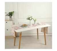 YANGAFJDUA Elegante Bordado Camino de Mesa Comedor Nórdico Decorativo