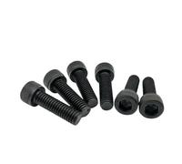 YANGC Tornillos de rosca izquierda M3 M4 M5 M6 M8 M10 Grado 12.9 DIN912 Tornillo de cabeza hueca hexagonal(M4x8 (20pcs))