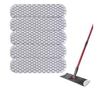 YANGYUQI 5 piezas para Vileda H2PrO funda de microfibra para mopa plana Vileda H2Pro, para todos los suelos duros, lavable y reutilizable (elimina la suciedad persistente)