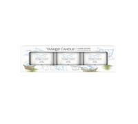 Yankee candle 10.00777.0727 vela cilindro flor, fresco blanco 3 pieza(