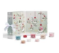 Yankee Candle Calendario de Adviento 2022 | Juego de Regalo de Velas perfumadas | 12 Velas votivas rellenas, 12 Velas de té y 1 portavelas | Colección Snow Globe Wonderland