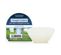 Yankee Candle Cera fundida | Algodón limpio | Hasta 8 horas de fragancia | 1 unidad