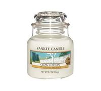 Yankee candle clean cotton vela cilindro cedar, musk o almizcle, vetiv