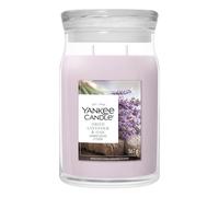 Yankee candle dried lavender & oak vela alrededor fresco, madera púrp