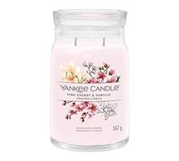 Yankee Candle Pink Cherry & Vanilla vela perfumada Signature 567 g