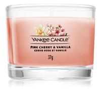 Yankee Candle Pink Cherry & Vanilla vela votiva glass 37 g