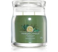Yankee candle sage & citrus vela cilindro limón, cal, salvia verde 1