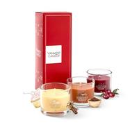 Yankee Candle Set de regalo de velas perfumadas | 3 mini velas votivas | Mezcla de cera de soja | Regalo ideal para mujer