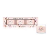 Yankee Candle Set de regalo de velas perfumadas | Velas votivas rellenas Pink Sands | Mezcla de cera de soja | 3 unidades