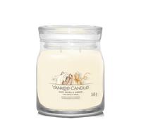 Yankee candle soft wool & amber vela alrededor Ámbar, madera de cache