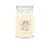 Yankee Candle Soft Wool & Amber vela de firma grande 567 g