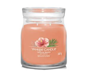 Yankee candle tropical breeze vela cilindro guayaba, menta naranja 1 p
