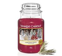 Yankee Candle Vela perfumada | Christmas Magic vela en tarro grande | Velas de larga duración: hasta 150 h | Regalo ideal para mujer