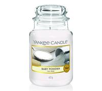 Yankee Candle Vela aromática en tarro grande de Baby Powder | Velas de larga duración: hasta 150 h | Regalos perfectos para mujeres