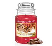 Yankee Candle vela perfumada | Sparkling Cinnamon vela en tarro grande | Velas de larga duración: hasta 150 h | Regalo ideal para mujer