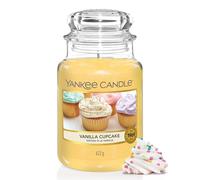 Yankee Candle Vela aromática en tarro grande de Vanilla Cupcake | Velas de larga duración: hasta 150 h | Regalos perfectos para mujeres