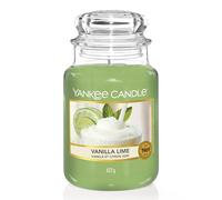 Yankee Candle Vela aromática en tarro grande de Vanilla Lime | Velas de larga duración: hasta 150 h | Regalos perfectos para mujeres