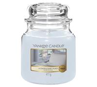 Yankee Candle Vela aromática en tarro mediano | A Calm & Quiet Place | Velas de larga duración: hasta 75 h | Regalos para mujeres