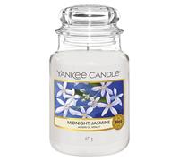 Yankee Candle Vela aromática| Midnight Jasmine vela en tarro grande | Velas de larga duración: hasta 150 h | Regalos perfectos para mujeres