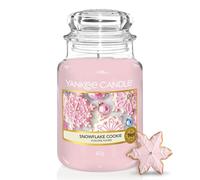Yankee Candle vela perfumada| Snowflake Cookie vela en tarro grande | Velas de larga duración: hasta 150 h | Regalo ideal para mujer