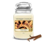 Yankee Candle Vela perfumada | Tarro grande de French Vanilla | Velas de larga duración: hasta 150 horas | Regalos perfectos para mujeres