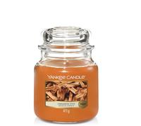 Yankee Candle Vela perfumada | Vela en tarro mediano con aroma a canela | Tiempo de combustión: hasta 75 horas