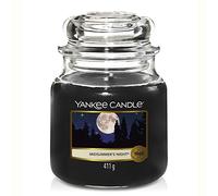 Yankee Candle Vela perfumada | Vela en tarro mediano Midsummer's Night | Velas de larga duración: hasta 75 horas | Regalos para mujeres