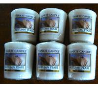 Yankee Candle VOTIVOS "AUTUMN PEARL", lote de 6 unidades, nuevo, raro