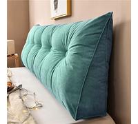 Yanman - Almohadas grandes de cuña para cabecero de cama, almohada triangular de lectura, cojín de apoyo lumbar, respaldo de cintura, cojín de posicionamiento suave para sofá cama, 100 x 50 x 20 cm