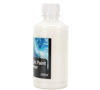 Yanmis Diluyente de Pintura Acrílica y Mejorador de Flujo de 250 Ml para Pintura Acrílica, Aditivo Fluido para Aerógrafo para Lienzo, Papel, Madera, Metal, Tela - Disolvente de Pigmento a Base de Agua