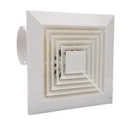 Yanmis Extractor de Aire Silencioso de Techo para Baño, Potente Ventilación de 108 M³/h con Funcionamiento Ultra Silencioso de 50 DB, Ventilador de Pared de bajo Consumo de 30 W con Conducto de 100