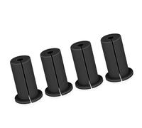 Yanmis Ojal Pasante de Cable de 7 Mm para Orificios de Pared de 1 Pulgada, Casquillo Pasante de Cable de Goma para Ethernet, Kit de Enrutamiento de Cables para Gestión de Cables (Black)
