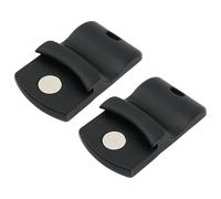 Yanmis Paquete de 2 Abridores de Tarros de Conserva Magnéticos para Tapas de Boca Regular y Ancha, Potente Imán para Fácil Almacenamiento en el Refrigerador, Herramienta de Cocina Ergonómica (BLACK)