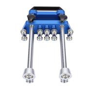 Yanmis Rodillo de Chapa Metálica Dobladora de Metal de 2 Estaciones Dobladora de Rodillos con Bordes Ajustables de 0 a 100 Grados Longitud de Trabajo de 0,26 a 7 Pulgadas Herramienta Manual de