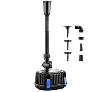 YAOBLUESEA Bomba de fuente Bomba de jardín Bomba de estanque para cursos de agua, cascadas, fuentes 20 vatios 1000L/H CHP-1000