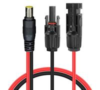 YAODHAOD Solar Panel Cable Conector,XT60 DC7909 DC8020 50A Conector para placa solar Compatibilidad ecoflow centrales eléctricas portátiles generadores solares (3mm², DC7902 1M)